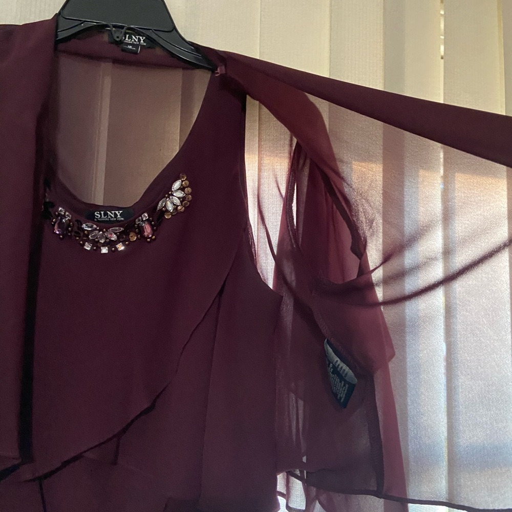 Maroon dress